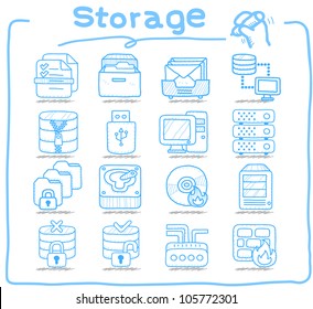 Pure Series | Storage ,Business,Internet Icon Set