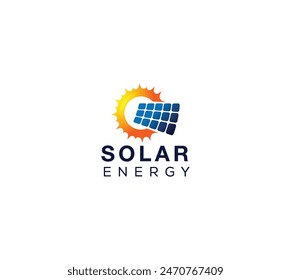 Pure Solar Energy of Sun Logo