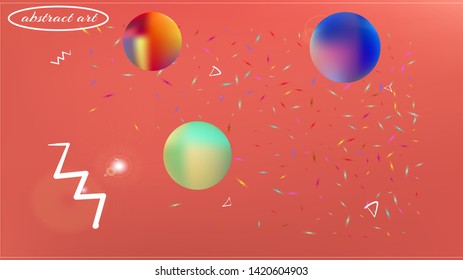 Pure space fantasy. Background texture, bright. Plain colorific illustration fantasy. Coral colored. Remarkable universe background.