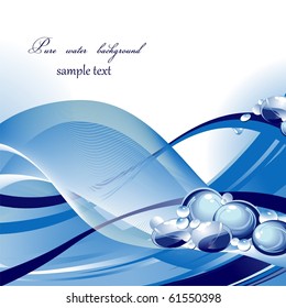 Pure water background