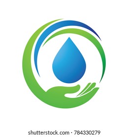 Pure Water Drink Logo Vector