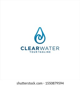 Pure Water Logo template Design Inspiration