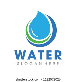 Pure Water Logo Vector Inspiration
