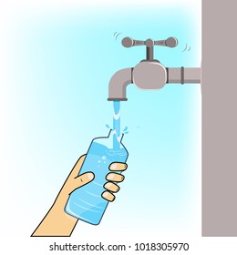 Pure water from a public faucet, you can drink it in the big city around the world for free