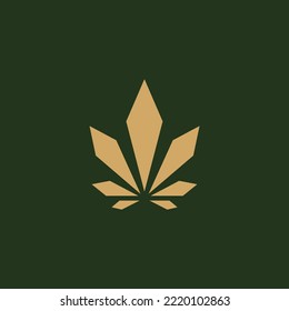 PURE WEED icon can be used for creating logos for businesses like CBD and THC Stores, Cannabis Dispensary and Pharmacy, Vapor Smoke and Tobacco Shops, CBD Oil Producers, 