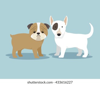 purebred dogs design 