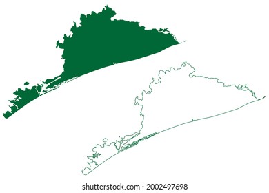 Puri district (Odisha State, Republic of India) map vector illustration, scribble sketch Puri map