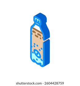 purification tablets water ultralight trekking isometric icon vector. purification tablets water ultralight trekking sign. isolated symbol illustration