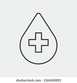 Purified Water Modern Simple Vector Icon