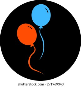 Purim Balloons Icon