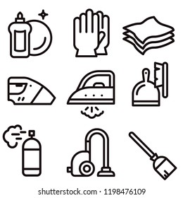 purity cleaning icon set vector