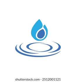 Reinheit Wasser Tropfen Vektorgrafik