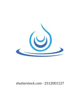Reinheit Wasser Tropfen Vektorgrafik