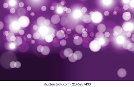Purpel-Bokeh-Ringe und Kreise Vektorhintergrund EPS10