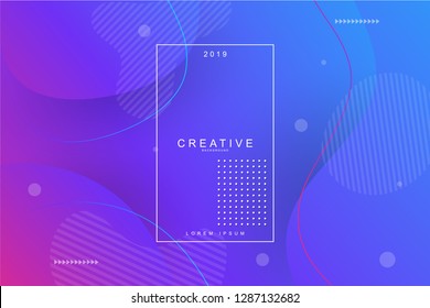 PURPLE  2019  Happy new year  2019 new year background celebration  Fluid shape  wavy  dynamic background  gradient color  flowing shapes  Usable for landing page  Trendy   modern background color 