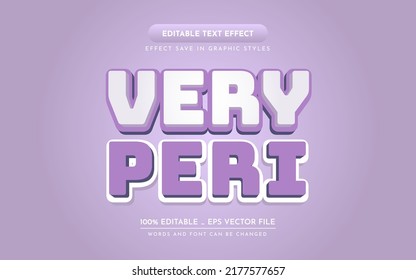 Purple 3d Editable Text Effect