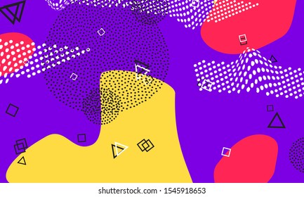 Purple 90s Wallpaper. Simple Template. Coral Gradient Poster. Honey Pop Art. Retro Drawing. Lavender Triangle Texture. Violet Line Decor.