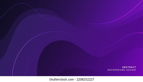 Fondo de arte púrpura abstracto. composición de formas de degradado. composición de formas dinámicas. diseño vectorial.