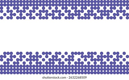 Purple abstract background of circles, mosaic. Modern vector illustration with copy space.