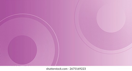 Purple Abstract Background with Circular Gradient Design in Minimalist Style eps10
