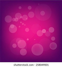 Purple abstract background. Colorful bokeh.