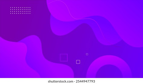 Purple abstract background with colorful bright waves. Modern background design. Gradient colors. minimalist and modern. Suitable for presentation design, websites, banners, wallpapers, brochures,