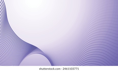 Purple abstract background with curve line gradient vector image for backdrop or presentation