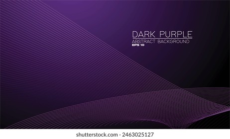 Purple abstract background with curve line