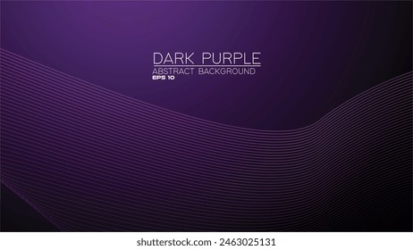 Purple abstract background with curve line