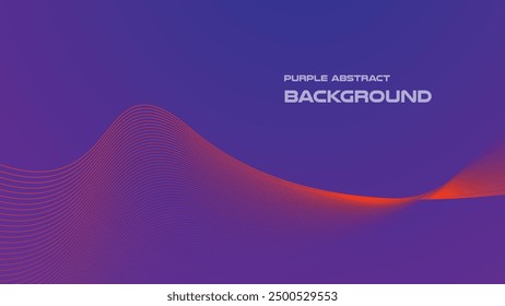 Purple abstract background with curve line for backdrop or presentation