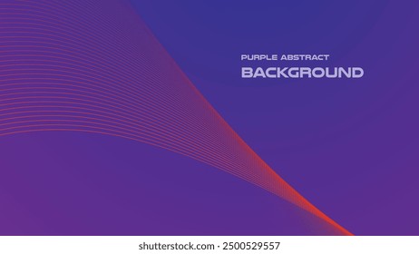 Purple abstract background with curve line for backdrop or presentation