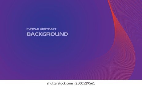 Purple abstract background with curve line for backdrop or presentation