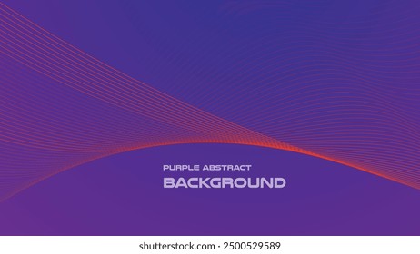 Fondo abstracto púrpura con línea curva para el telón de fondo o la presentación