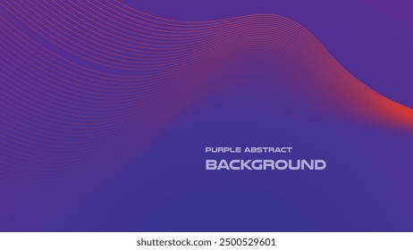 Fondo abstracto púrpura con línea curva para el telón de fondo o la presentación