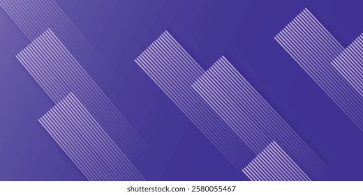 Purple abstract background with diagonal lines. Modern stripes lines pattern. Minimal geometric element. Suit for banner, brochure, cover, flyer,