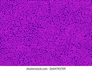 Estilo abstracto púrpura de la línea del doodle del fondo, arte funky para el elemento del diseño