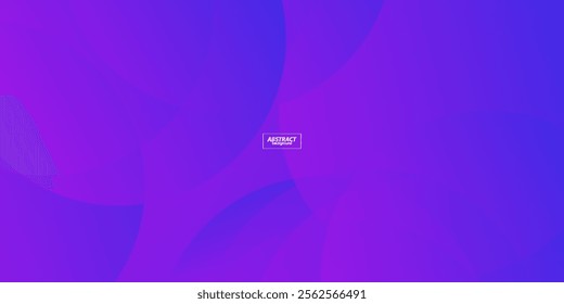 Purple abstract background with dynamic bright blue gradient with circle pattern. Bright blue colored background. Vector eps10