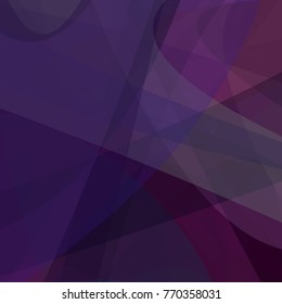 Purple abstract background from dynamic curves - vector design