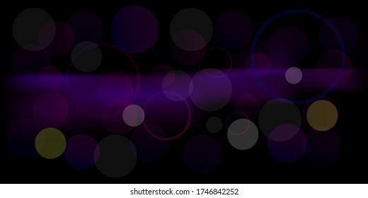 Purple abstract background in the form of circles. Vector texture with a gradient. Graphic modern template.