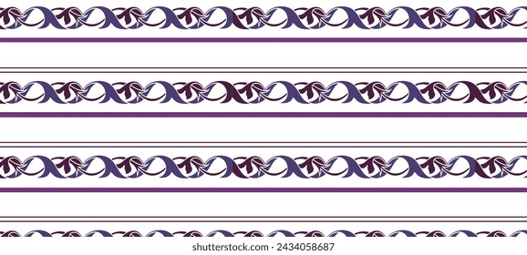 purple abstract background in the form of a horizontal ornament