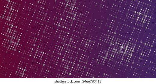 Purple abstract background frame. Chaotic hexagon texture. Linear and geometric cell patterns, honeycombs. Banner design, website poster, frame for social networks, business. Vector illustration.