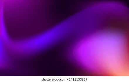 Purple abstract background with glowing lines. Vector illustration for your design