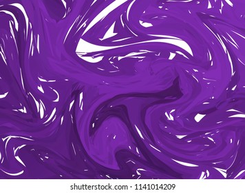 Purple abstract background. Ink marbling textures. Hand drawn marble illustrations, ebru aqua paper and silk prints. Traditional Turkish ebru technique. Painting on water