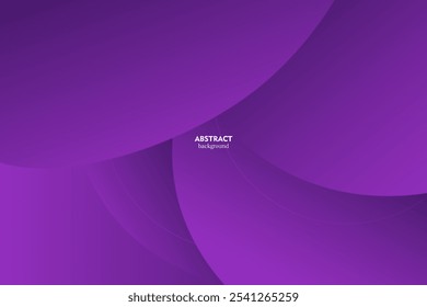 Purple abstract background. Liquid curved shapes with geometric patterns. Purple background design. Cool and modern concept. Eps10