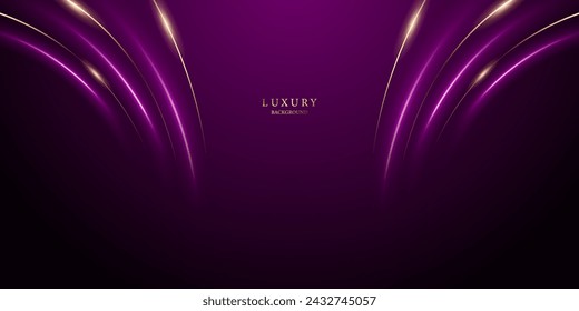 purple abstract background with luxurious effects Modern vector illustration