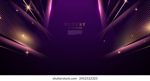 purple abstract background with luxury elements vector illustration