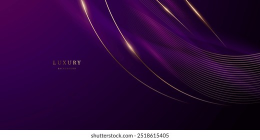 purple abstract background with luxury elements vector illustration