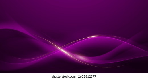 Fondo abstracto púrpura con Elementos de lujo Ilustración vectorial