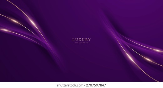 Fondo abstracto púrpura con Elementos de lujo Ilustración vectorial