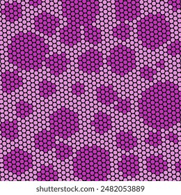 Fondo abstracto púrpura con concepto de píxel